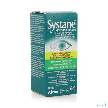 Systane Hydratation Oogdruppels Zonder Bewaarmiddel Flacon 10 ml 