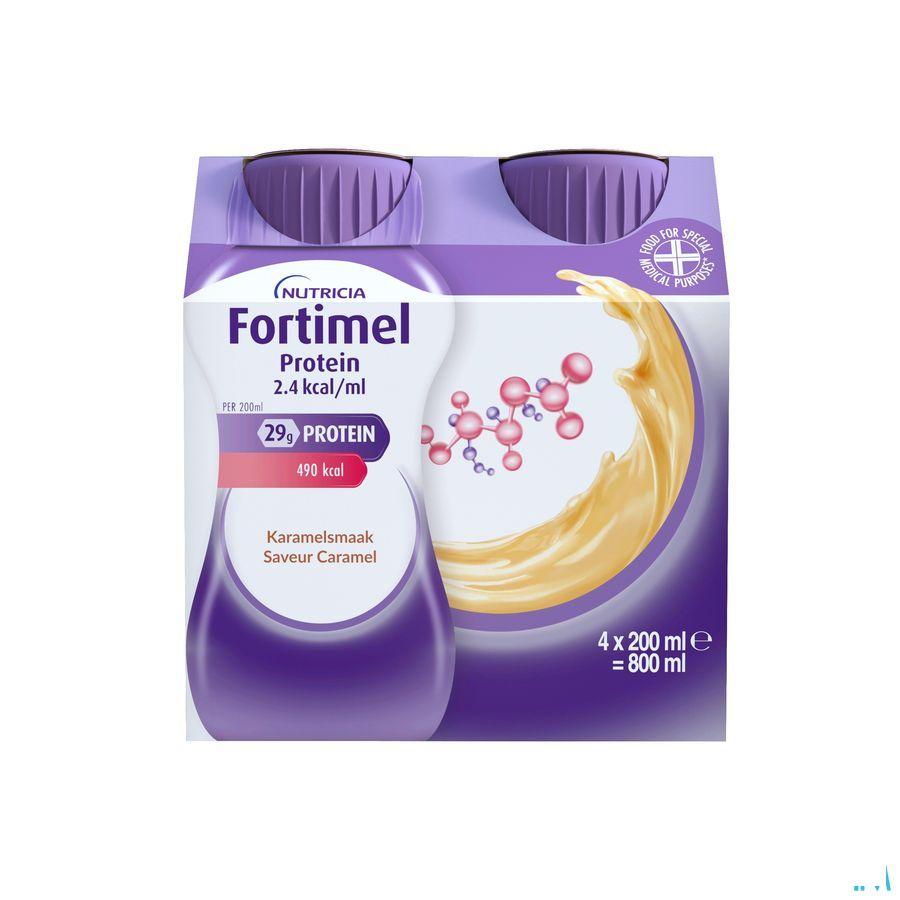 Fortimel Protein 2.4Kcal Caramel 4 x 200 ml