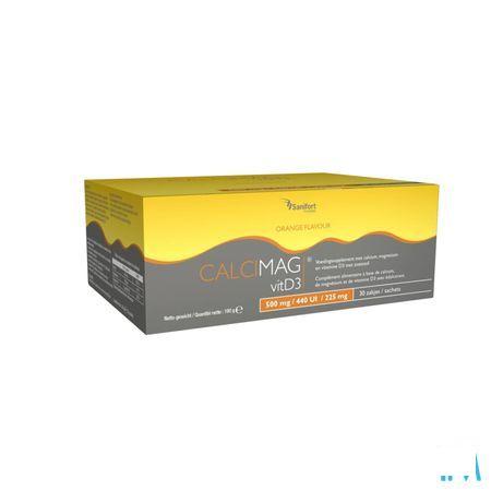 Calcimag Ca 500 mg/d3 440UI/mg 225 mg Orange Sach.30 