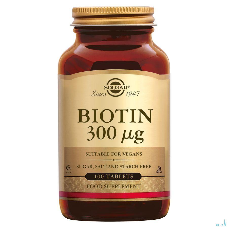 Solgar Biotin Comp 100X300Mcg  -  Solgar Vitamins