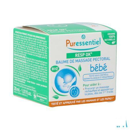 Puressentiel Ademhaling Massagebalsem Baby 30 ml  -  Puressentiel