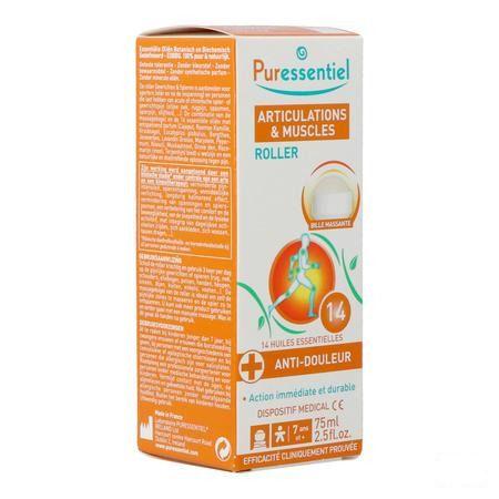 Puressentiel Gewrichten Roller 14 Essentiele Olie 75 ml  -  Puressentiel