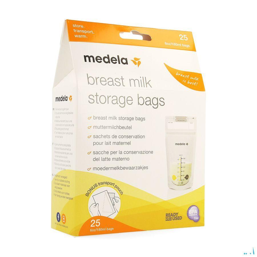Medela Zakjes Voor Moedermelk 180  ml 25  -  Medela