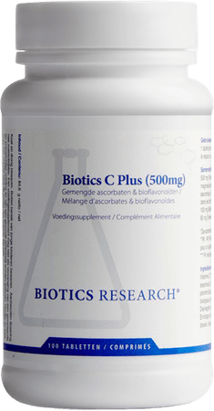 Biotics C Plus (500mg) 100 tabletten  -  Energetica Natura