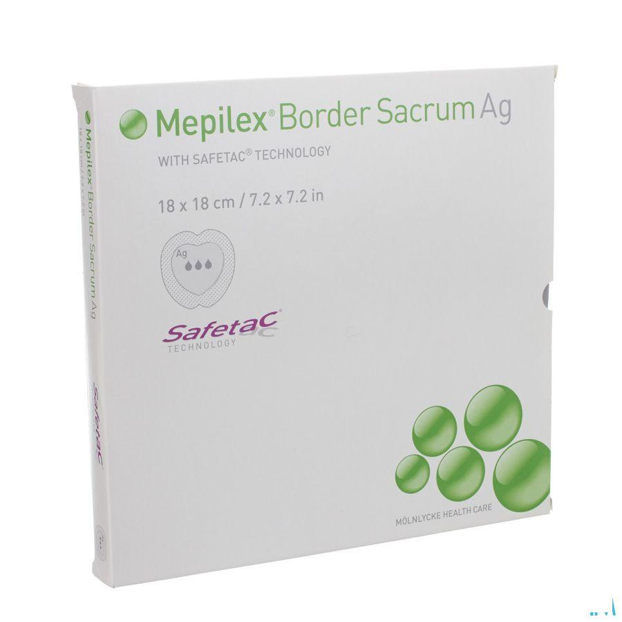 Mepilex Border Ag Sacrum Ster 18,0X18,0 5 382000  -  Molnlycke Healthcare