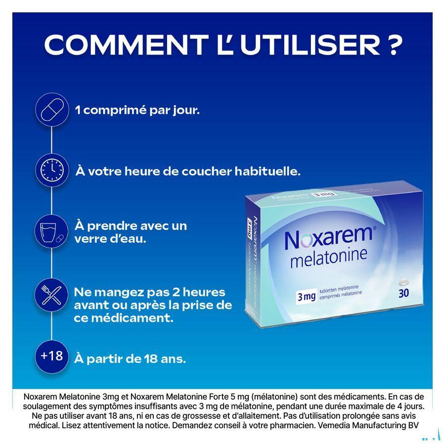 Noxarem Melatonine 3Mg Comp 30