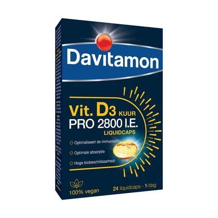 Davitamon Vegan Vit.D3 2800Iu 24 Caps Be  -  Perrigo