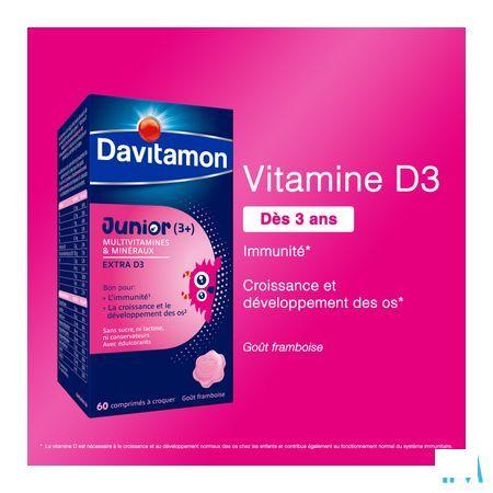 Davitamon Junior Framboos V1 Tabletten 60