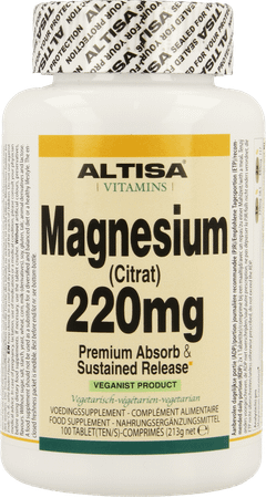 Altisa Magnesium Ctrat 220 mg Tr Tabletten 100  -  Dieximport