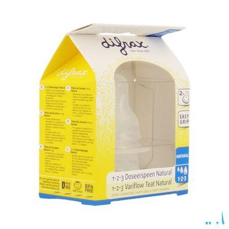 Difrax Flessenspeen Natural 1-2-3 674  -  Difrax