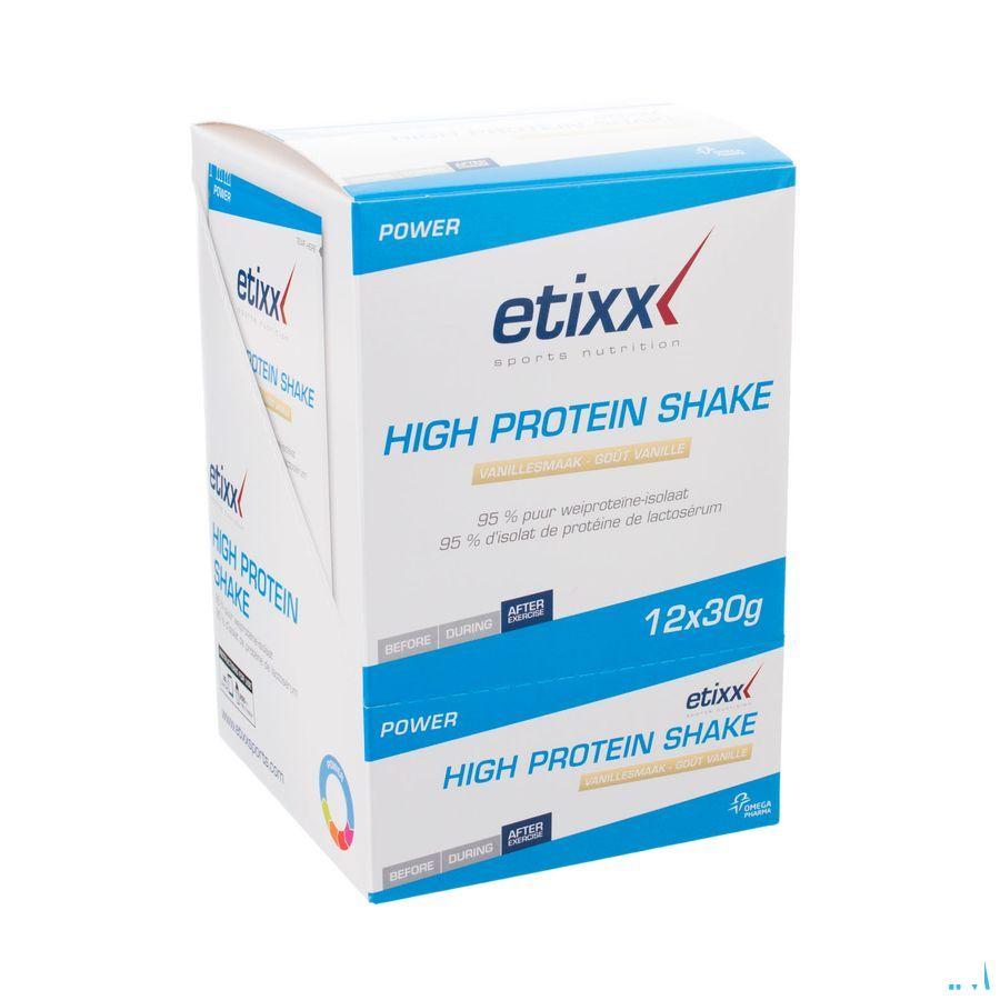 Etixx High Protein Shake Vanilla 12x30 gr