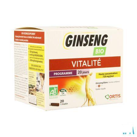 Ortis Ginseng Bio 20x15 ml  -  Ortis