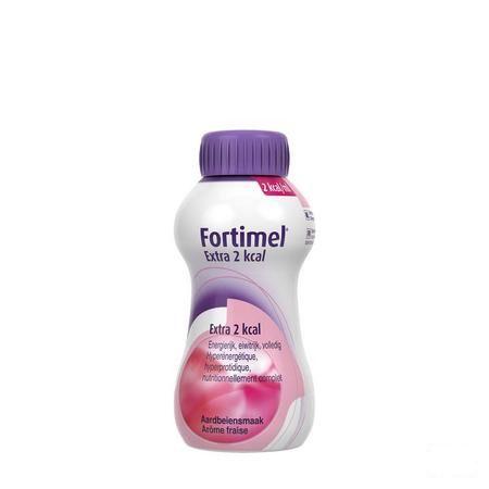 Fortimel Extra 2Kcal Aardbei 4X200 ml  -  Nutricia