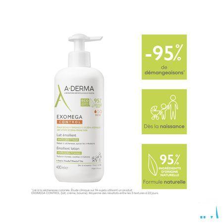 Aderma Exomega Control Emol. Melk 400 ml  -  Aderma