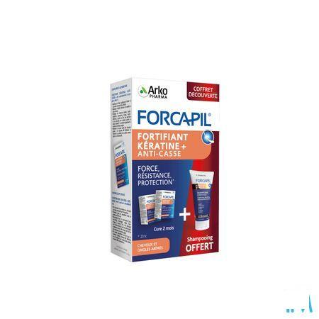 Forcapil Ontdekkingspack Caps 2X60+Sh 200  ml Grat.  -  Arkopharma