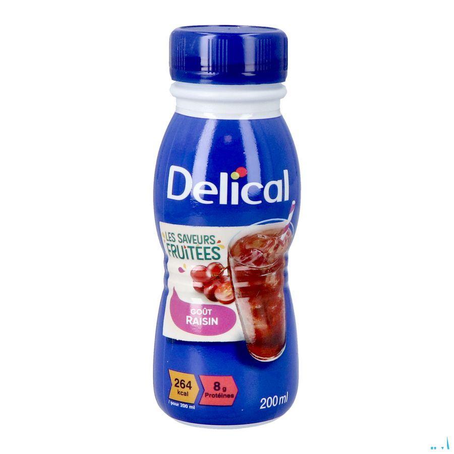 Delical Fruitdrink Druiven 4 x 200 ml