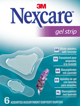 Nexcare 3m Gel Strips Lavender Assorti 6  -  3M Nexcare 3m Gel Strips Lavender Assorti 6  -  3M