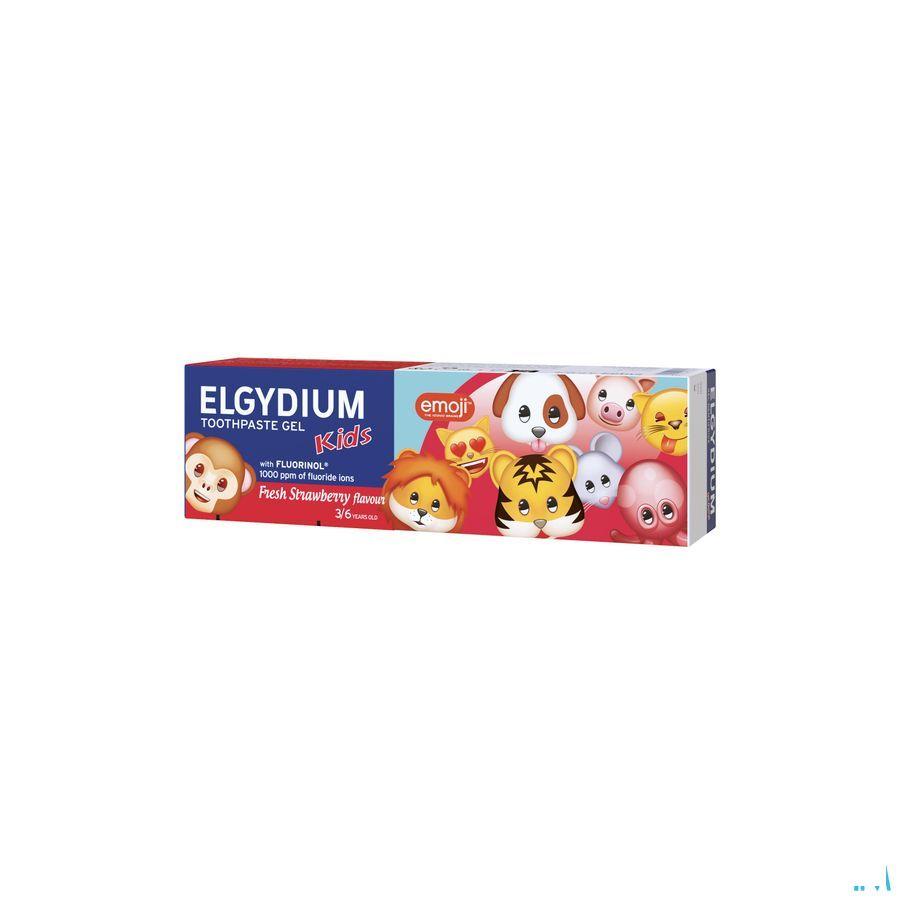 Elgydium Dentifrice Kids Emoji Fraise Givree 50 ml