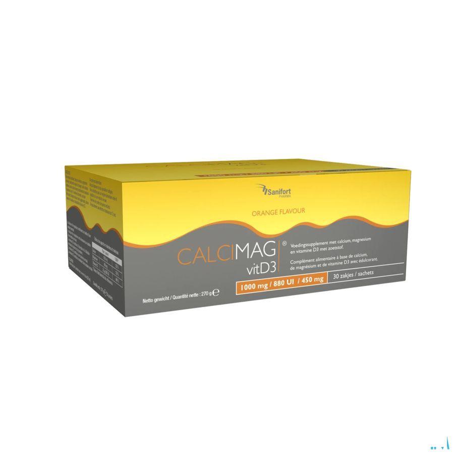 Calcimag Ca1000 mg/d3 880UI/mg 450 mg Orange Sach.30 