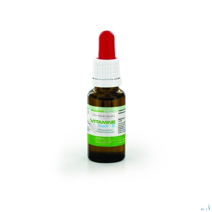 Vit E Druppels 20ml Pharmanutrics  -  Pharmanutrics