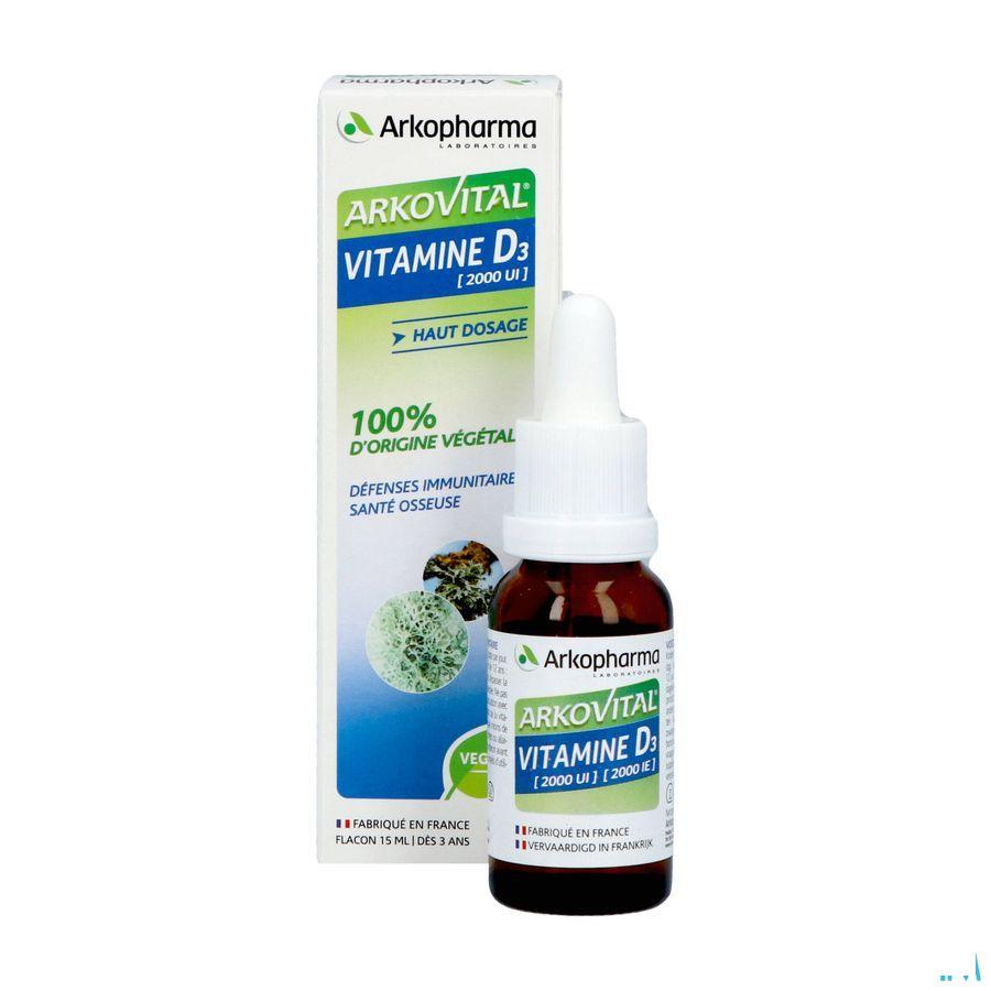 Arkovital Vit D3 & E Vegetales Fl 20ml  -  Arkopharma 