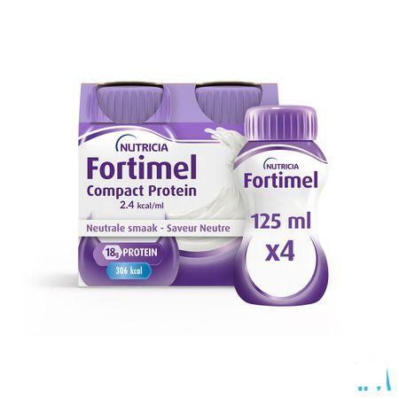Fortimel Compact Protein 2.4Kcal Neutraal 4X125ml