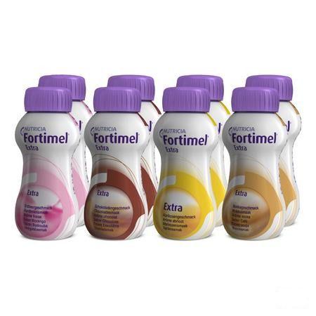 Fortimel Extra Mixed Multipack 8x200 ml  -  Nutricia
