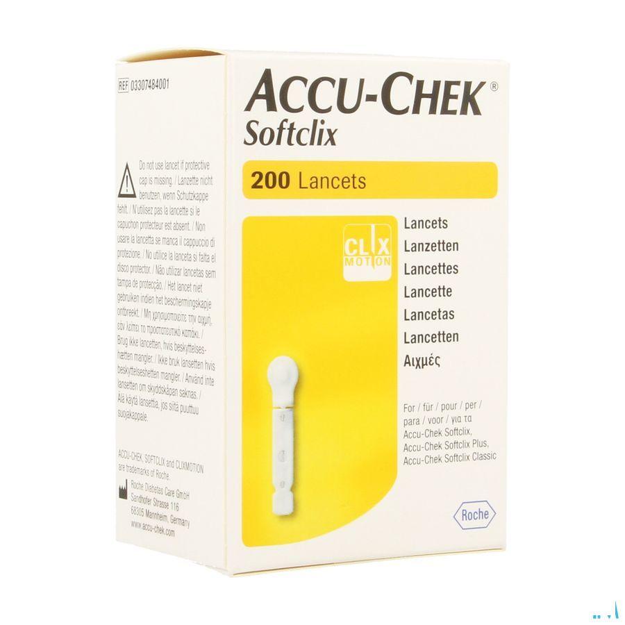 Accu Chek Softclix Lancet 200 3307484001  -  Roche Diagnostics