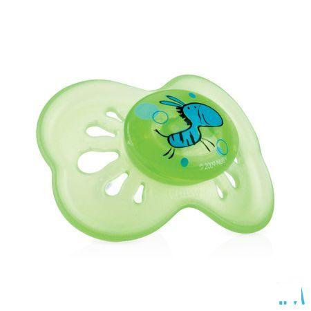 Nuby Pastelsac Ovale Fopspeen - 6-18m  -  New Valmar