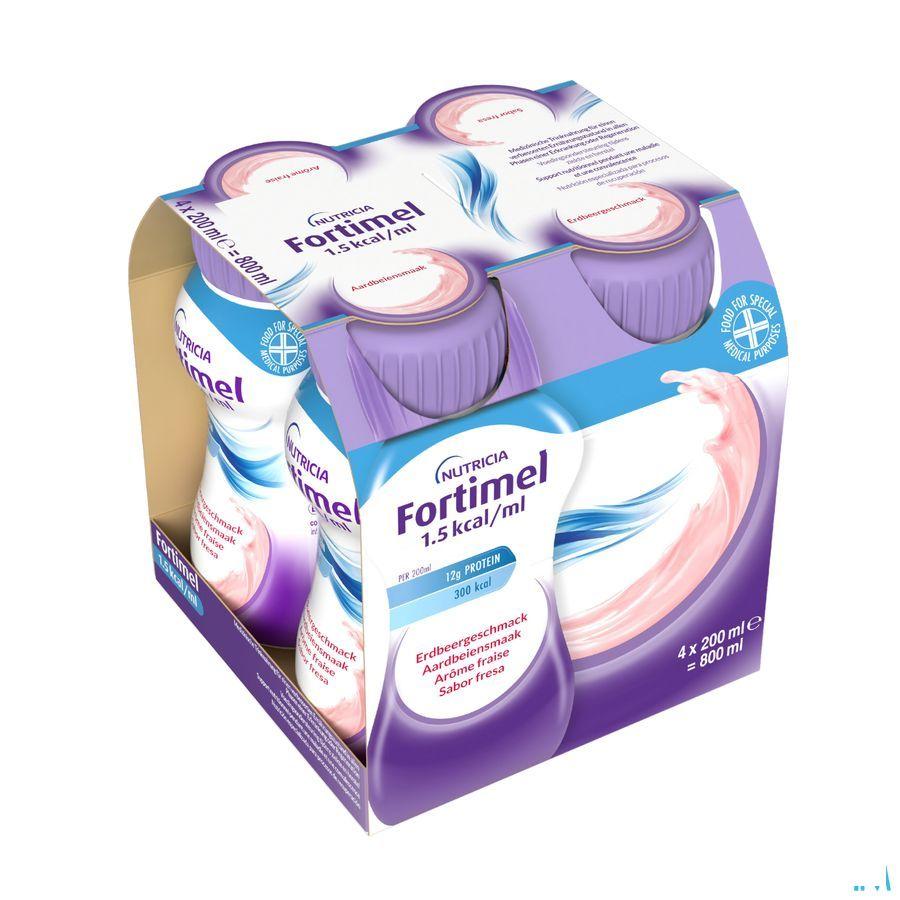 Fortimel 1.5Kcal Fraise 4 x 200 ml