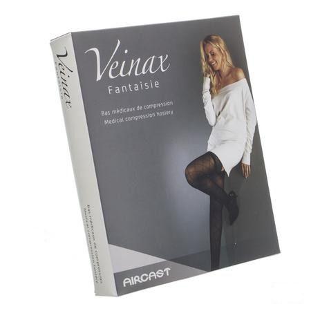 Veinax Panty Grote Diamant 2 Lang Zwart Maat 4