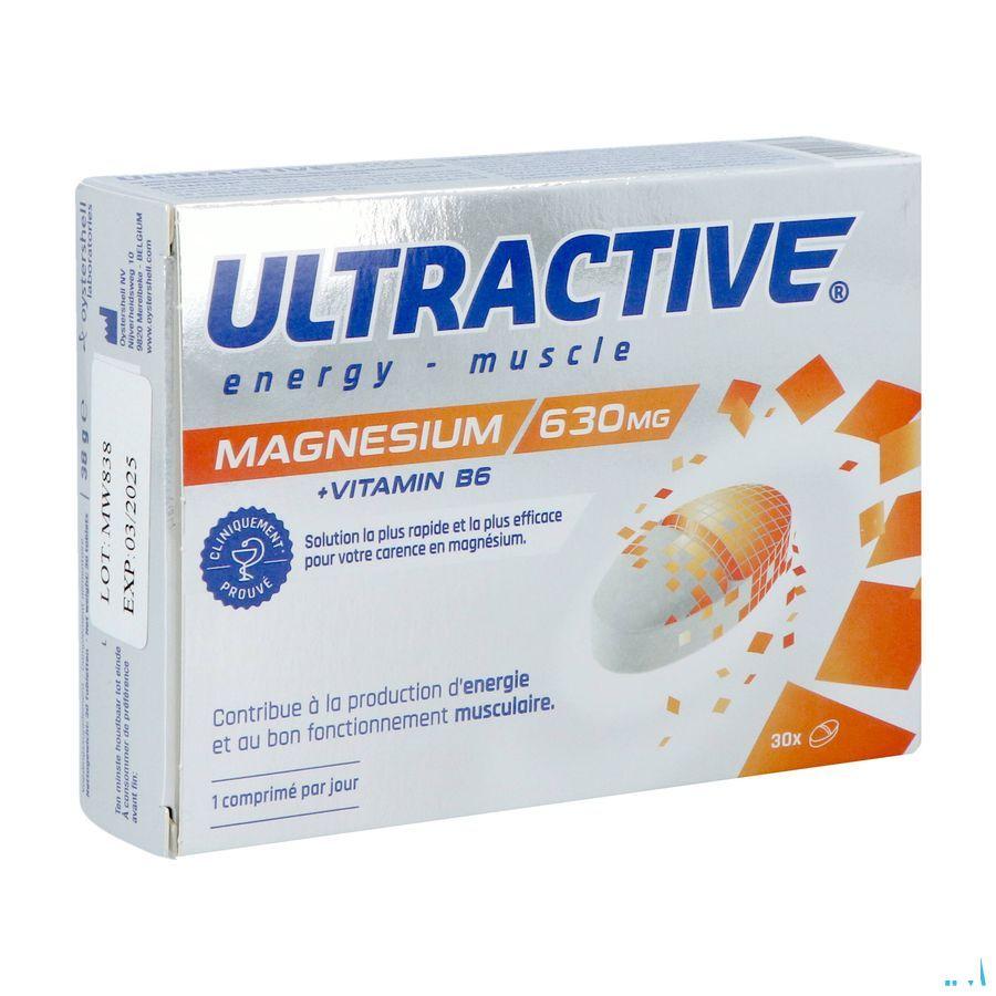 Ultractive Magnesium 630 mg Comprimes 30