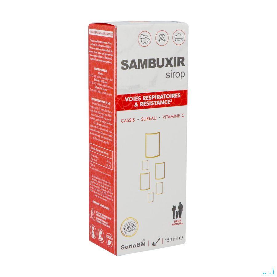 Soria Sambuxir Siroop Vlierbes 150 ml  -  Soria Bel