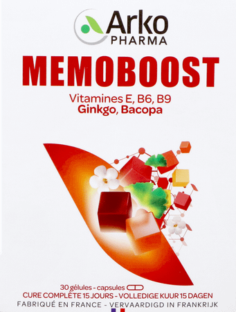 Memoboost Gingko Bacopa Capsule 30  -  Arkopharma