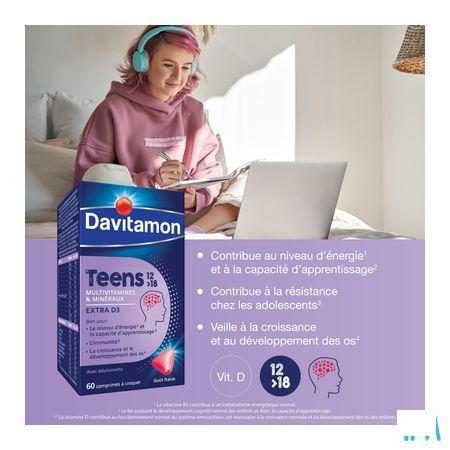 Davitamon Teens Fraise Comp 60  -  Perrigo