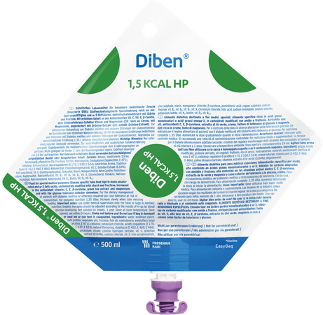 Diben 1,5 Kcal Hp 500 ml  -  Fresenius