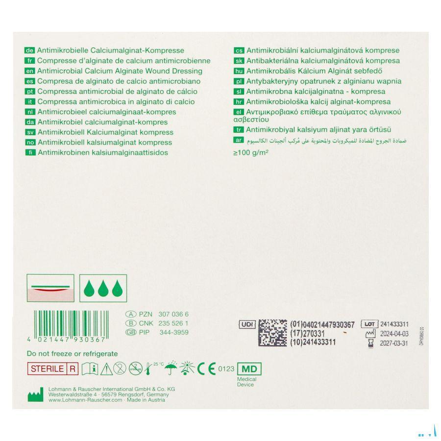 Suprasorb A+Ag Kp Alg. Calc. 10X10Cm 10 20571  -  Lohmann & Rauscher
