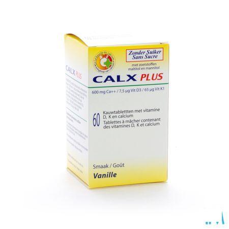 Calx-plus Carre Caramel Vanille sans sucre 60