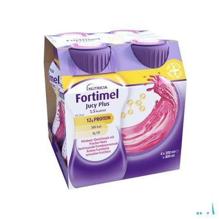 Fortimel Jucy Plus Framb.Sens.Fraich4 x 200 ml 185087