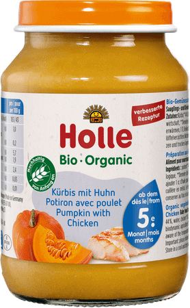 Holle Pompoen-kip Bio 190 gr Bh320  -  Natur'Inov