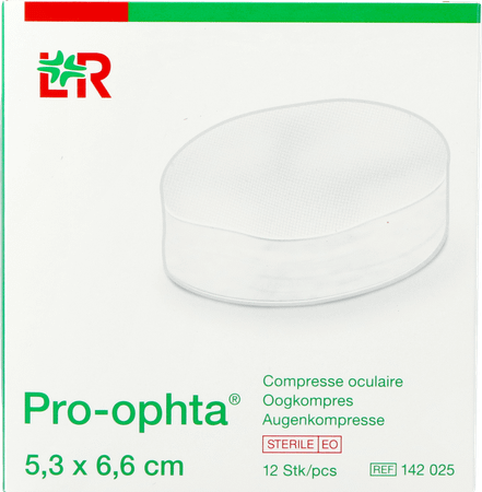 Pro-Ophta Oogkompres Ster. 12 142025