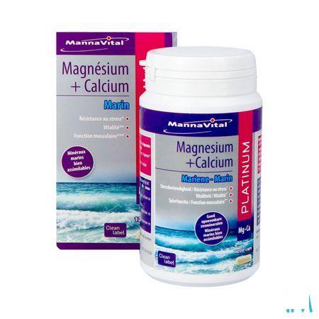 Mannavital Magnesium + Calcium Mariene V-Caps 120