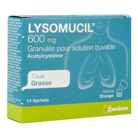 Lysomucil 600 Gran Sachets 14 X 600 mg