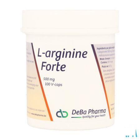 L-arginine Capsule 100x500 mg  -  Deba Pharma