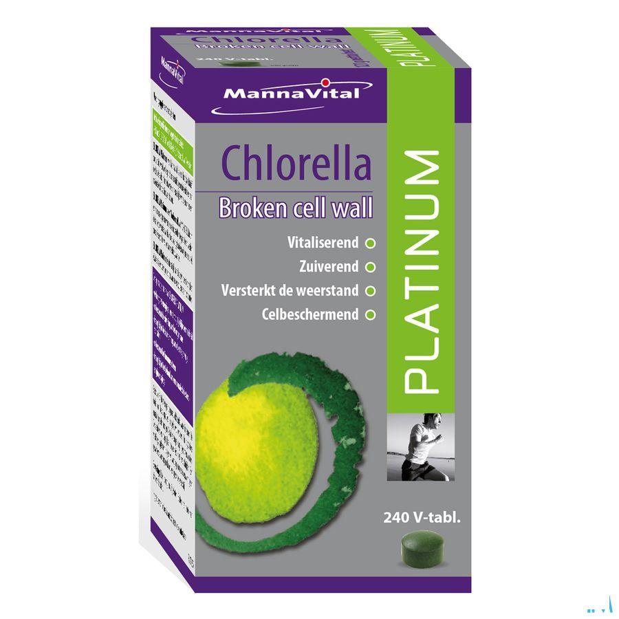 Mannavital Chlorella Platinum V-tabl 240