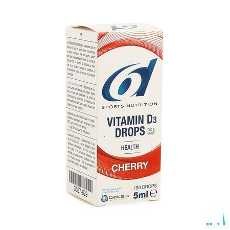 6D Sixd Vitamin D3 Drops Cherry 5ml