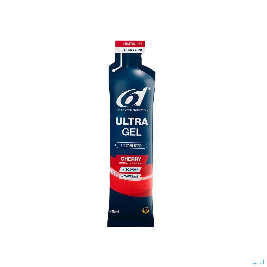 6D Ultra Gel + Caffeine Cherry 6X70ml