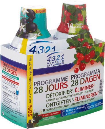 4321 Ultra Draineur Acerola 2x280 ml  -  Arkopharma