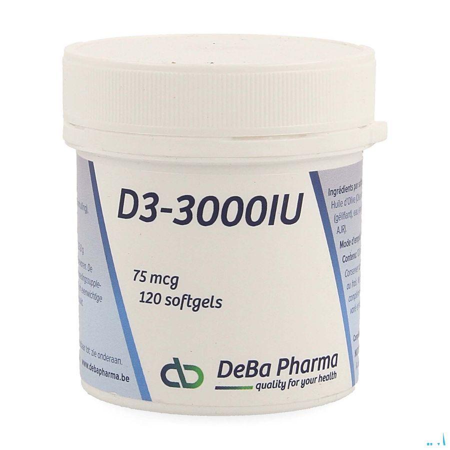 D3 3000 Iu Capsule 120  -  Deba Pharma