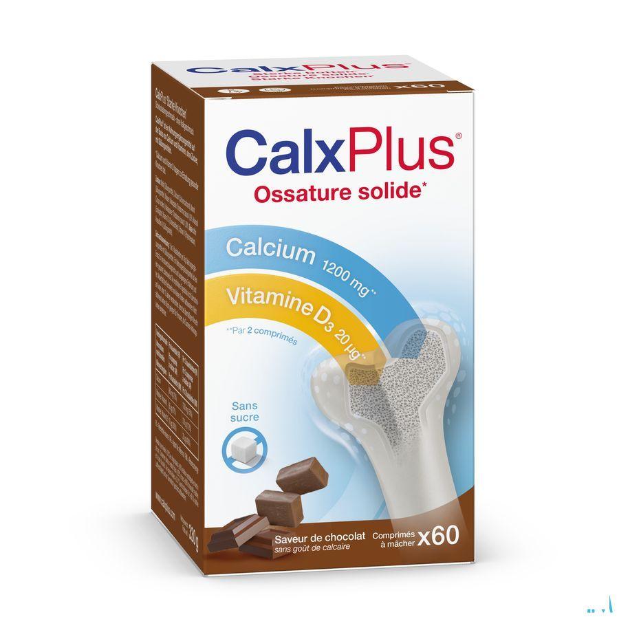 Calx-plus Chocolade Tabletten 60